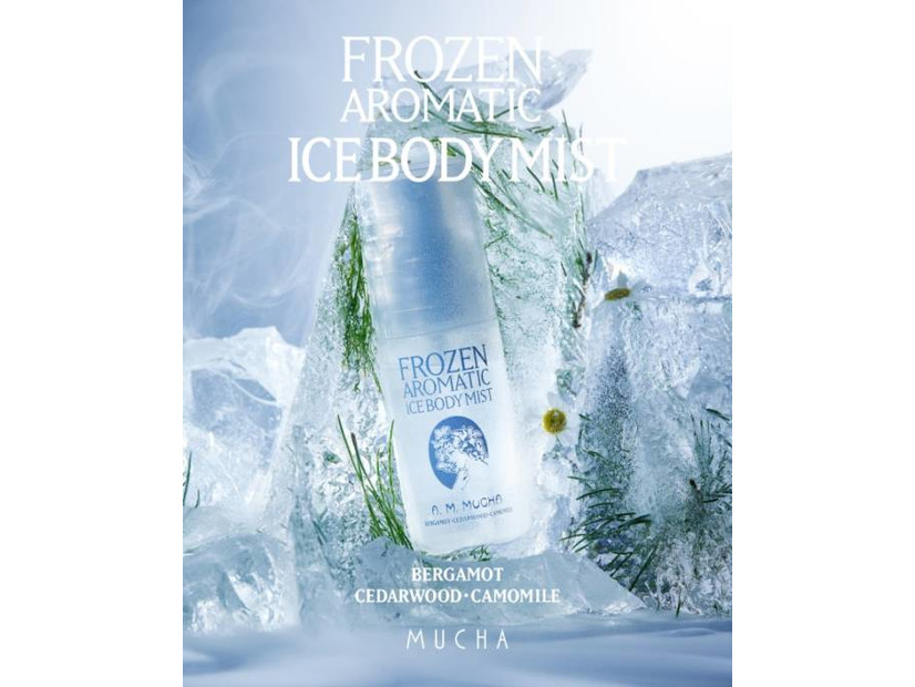 MUCHA、冷感と香りで涼をまとう「アイスボディミスト フローズンアロマティック」発売