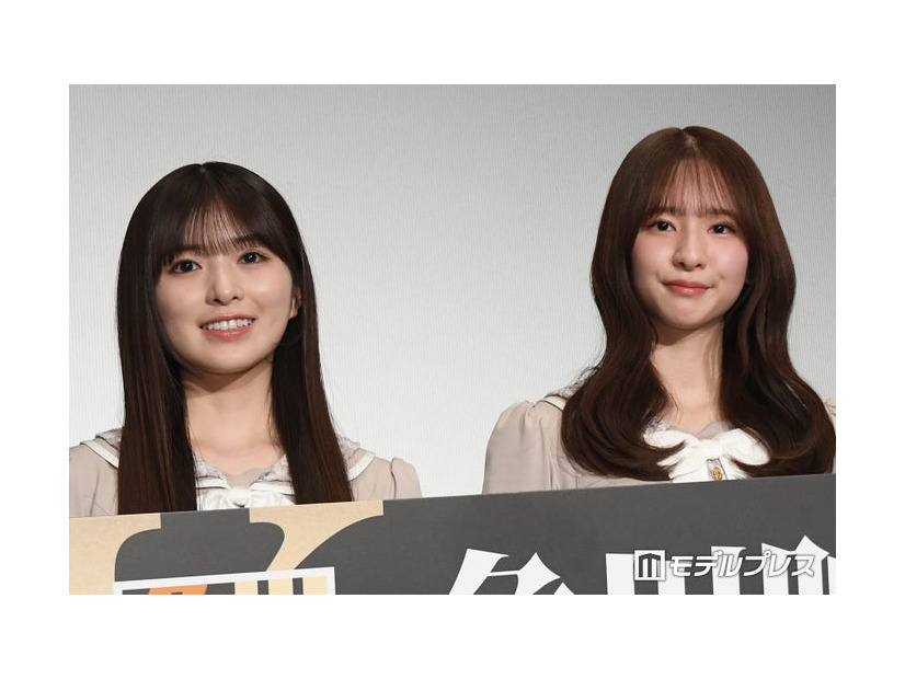 映画「時をかける少女 4Kデジタル修復版」の先行上映会＆スペシャルイベントに出席した小川彩、菅原咲月（C）モデルプレス