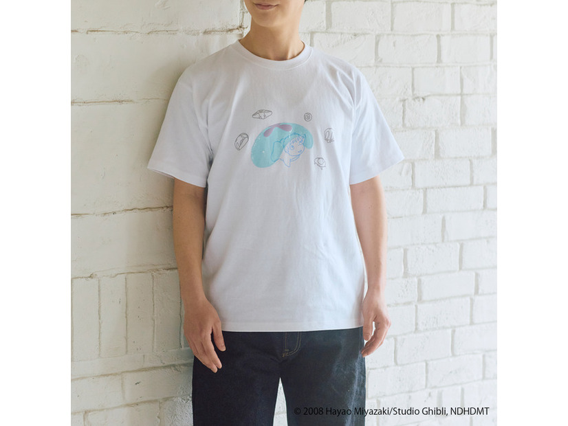 GBL 崖の上のポニョ BASIC Tシャツ ポニョとクラゲ
