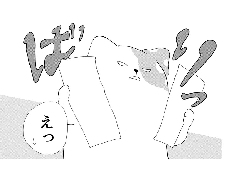 「絵でも描いてるのか？」きのこいぬに原稿を破られる…これじゃ家で仕事ができない【きのこいぬ #16】