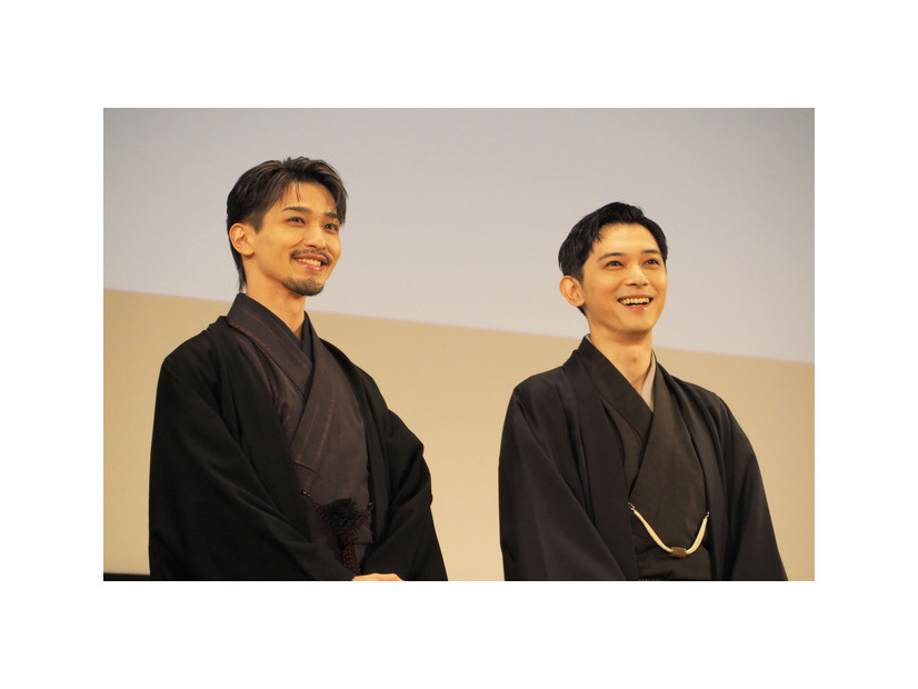 横浜流星、吉沢亮／『国宝』歌舞伎座大晦日特別上映会