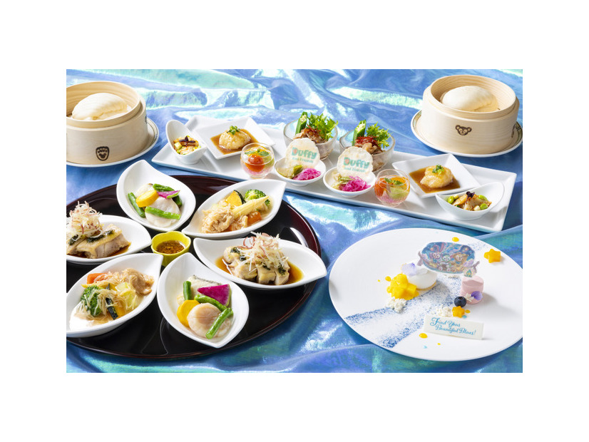 “ダッフィー＆フレンズのファインド・ユア・ビューティフル・ブルー！”カントニーズランチ※画像はすべてイメージです　©Disney