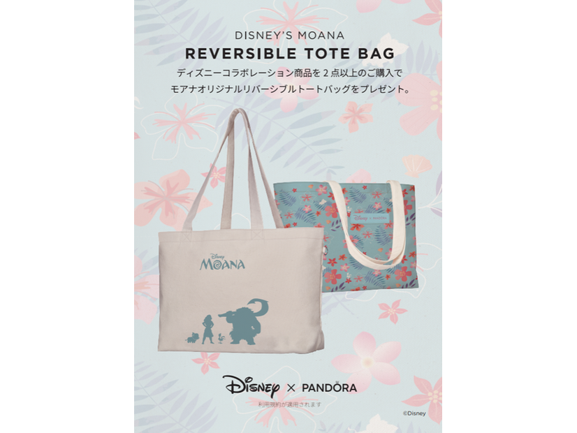 Disney x Pandora (ディズニー x パンドラ) 「モアナと伝説の海」リバーシブル・トートバッグ