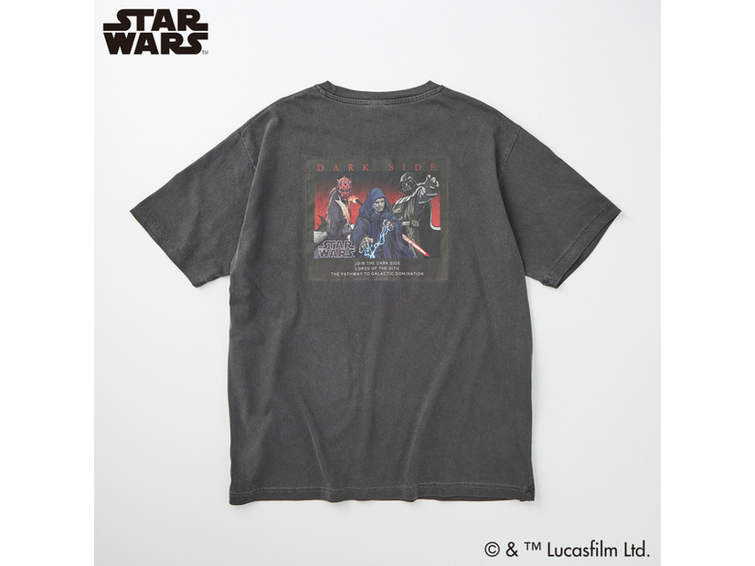 「スター・ウォーズダークサイドピグメントTシャツ」