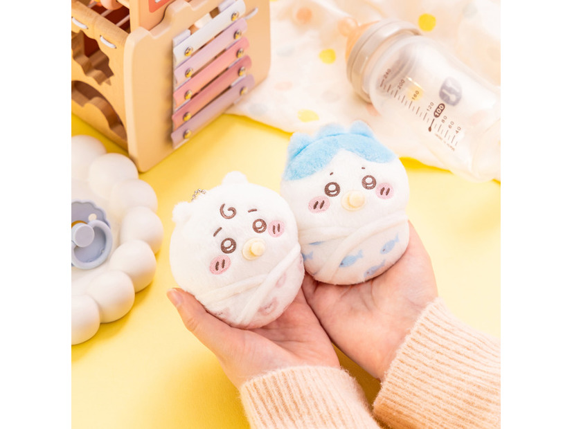 E賞：おくるみマスコット「Chiikawa Baby ぬいぐるみくじ」©nagano