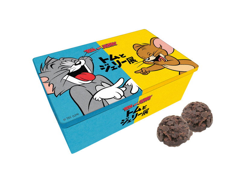 【限定】トムとジェリー85周年記念展 チョコクランチ缶_1620円(税込)
