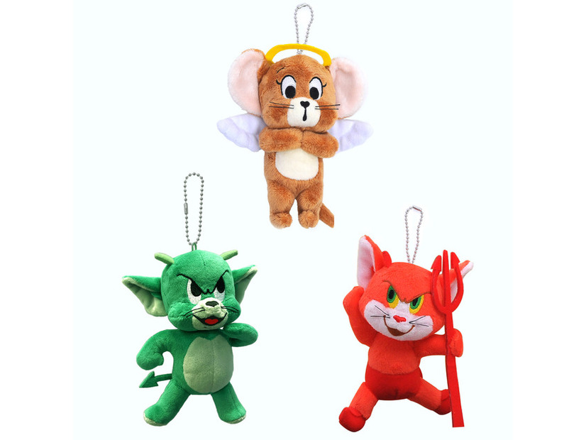 【限定】トムとジェリー85周年記念展 悪魔天使マスコット3種