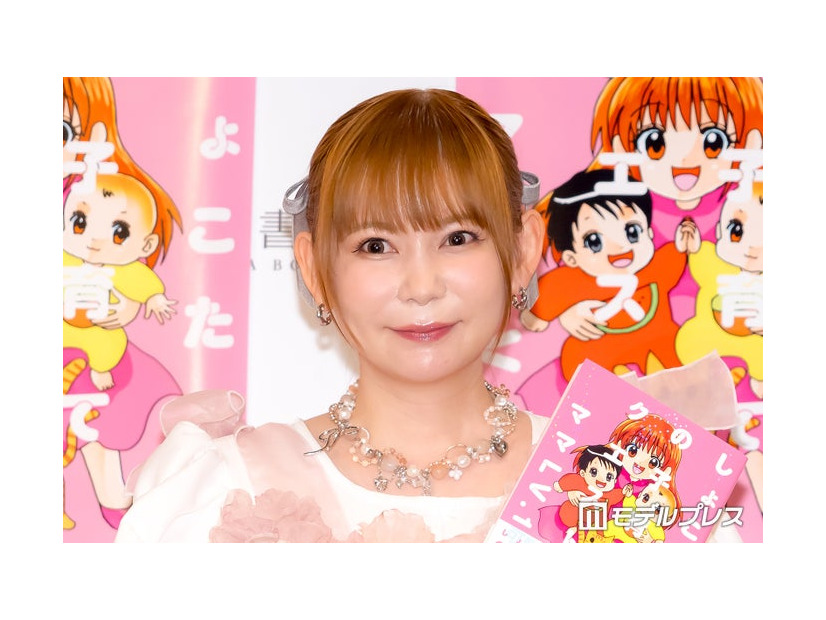 「しょこたんの子育てクエスト ママLV.1」発売記念イベント囲み取材に出席した中川翔子（C）モデルプレス
