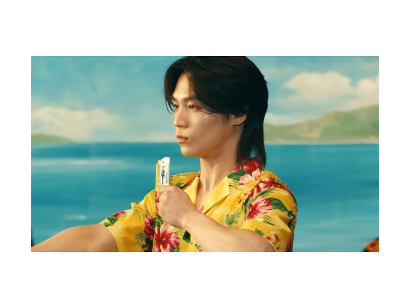 松田元太／新TVCM「狂言すらり篇」（提供写真）