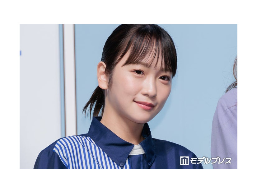 ローソン「超ハッピーすぎ！チャレンジ」施策発表会に出席した川栄李奈（C）モデルプレス