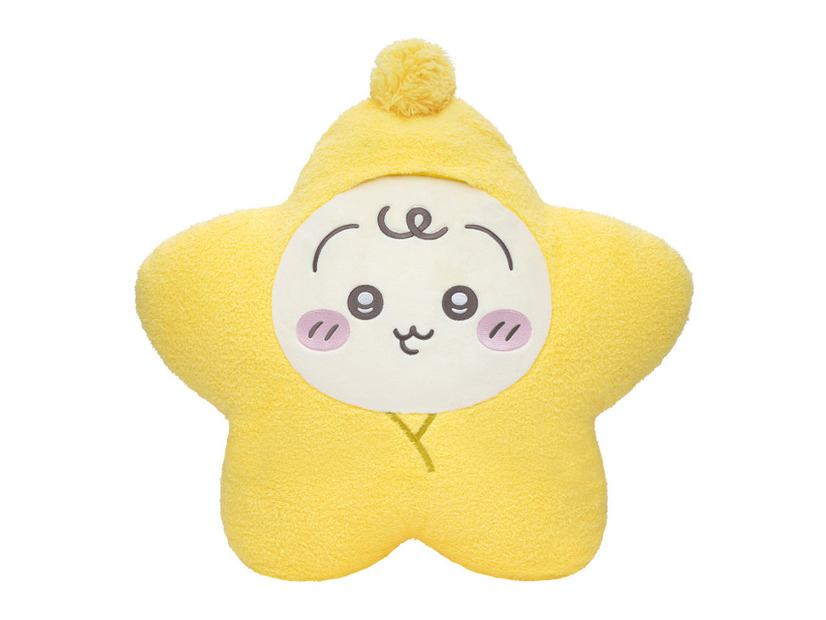 A賞：星に包まれたうさぎのBIGクッション「Chiikawa Baby ぬいぐるみくじ」©nagano