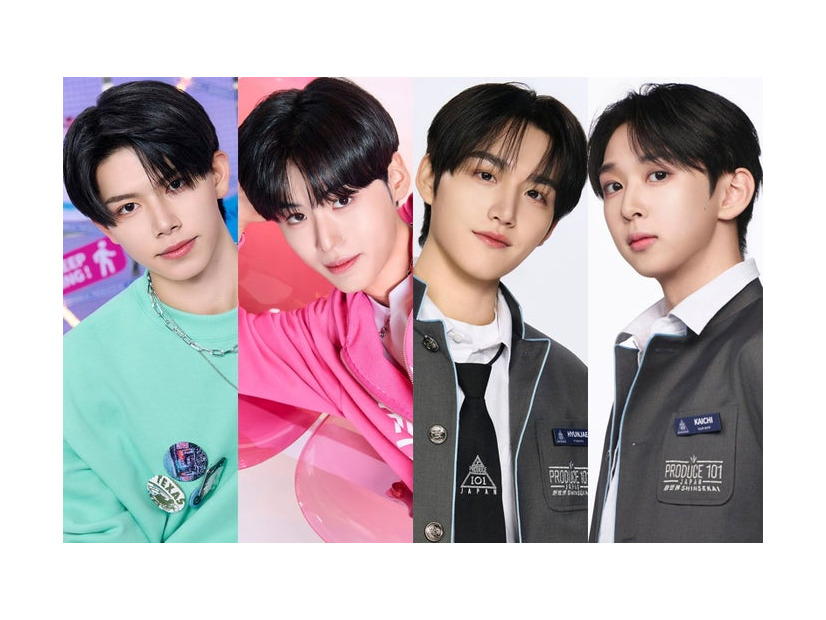 （左から）今江陸斗（I.RIKUTO）、ユン・ジェヨン（JAEYONG）、イ・ヒョンジェ（HYUNJAE）、リュウ・カイチ（KAICHI）（提供写真）