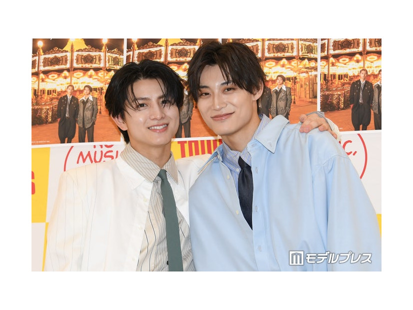 「BULLET TRAIN ALOHA＆HARU CONCEPT PHOTOBOOK アイハヨルノイロ」発売記念イベントに出席したハル、アロハ（C）モデルプレス