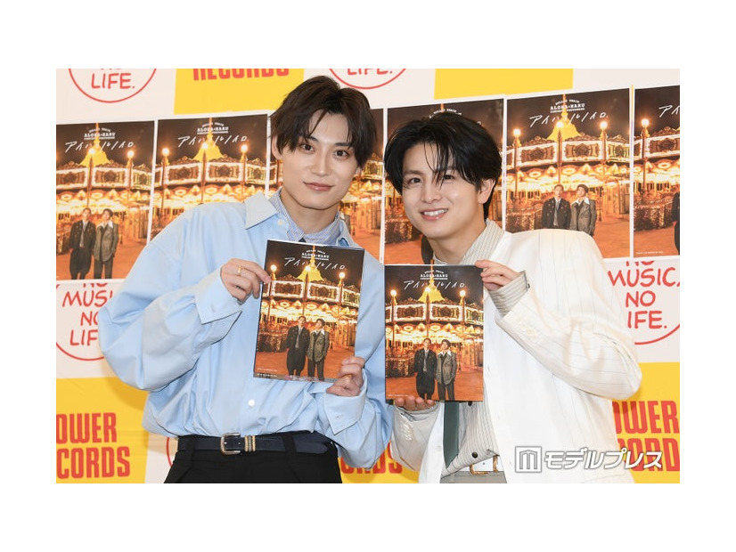 「BULLET TRAIN ALOHA＆HARU CONCEPT PHOTOBOOK アイハヨルノイロ」発売記念イベントに出席したハル、アロハ（C）モデルプレス
