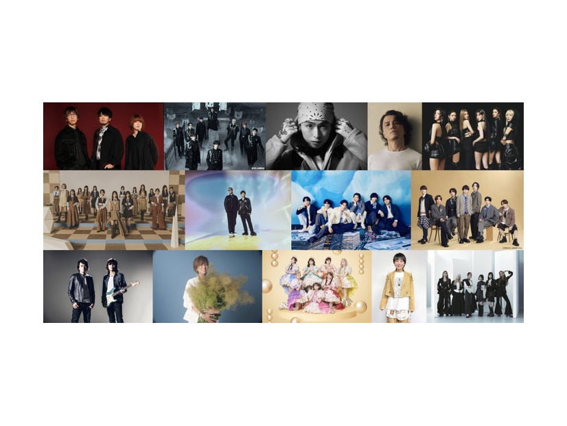 6月8日放送「CDTV」出演アーティスト（提供写真）