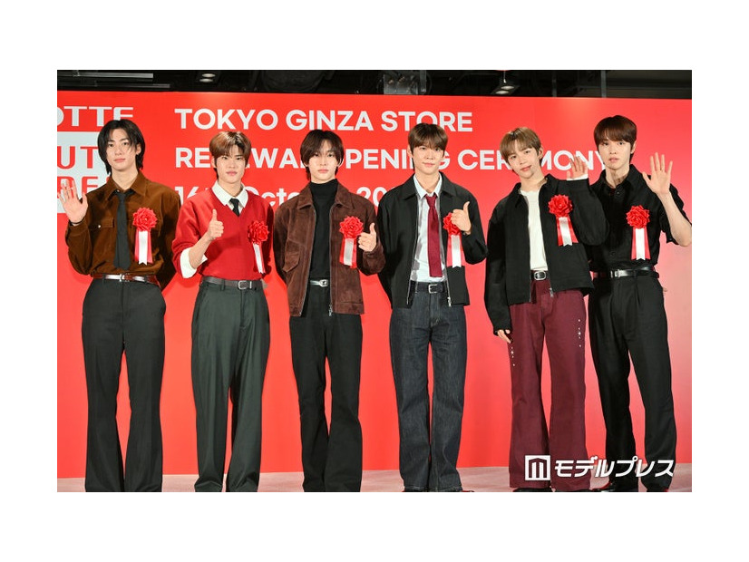 RIIZE（左から）アントン、ソヒ、ウォンビン、ウンソク、ショウタロウ、ソンチャン（C）モデルプレス