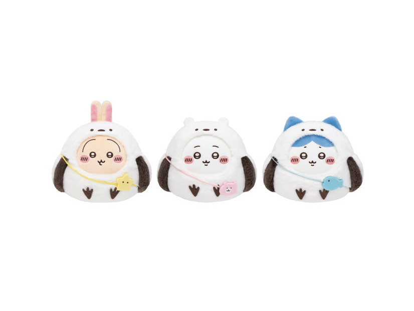 シマエナガになっちゃった！ ぬいぐるみ(全3種)　各2,420円(税込)