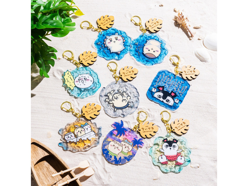 水面アクリルキーホルダー　各990円