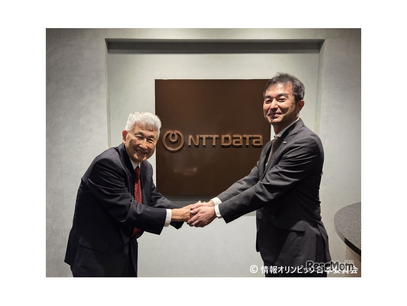 筧理事長と中山組織委員長(C)情報オリンピック日本委員会
