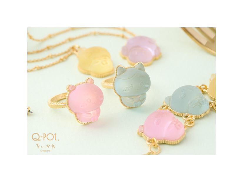 パート・ドゥ・フリュイ ネックレス 各11,000円/リング 各9,900円/ピアス,イヤリング(1piece) 各8,800円/ブレスレット 26,400円/ブローチ 26,400円(税込み)