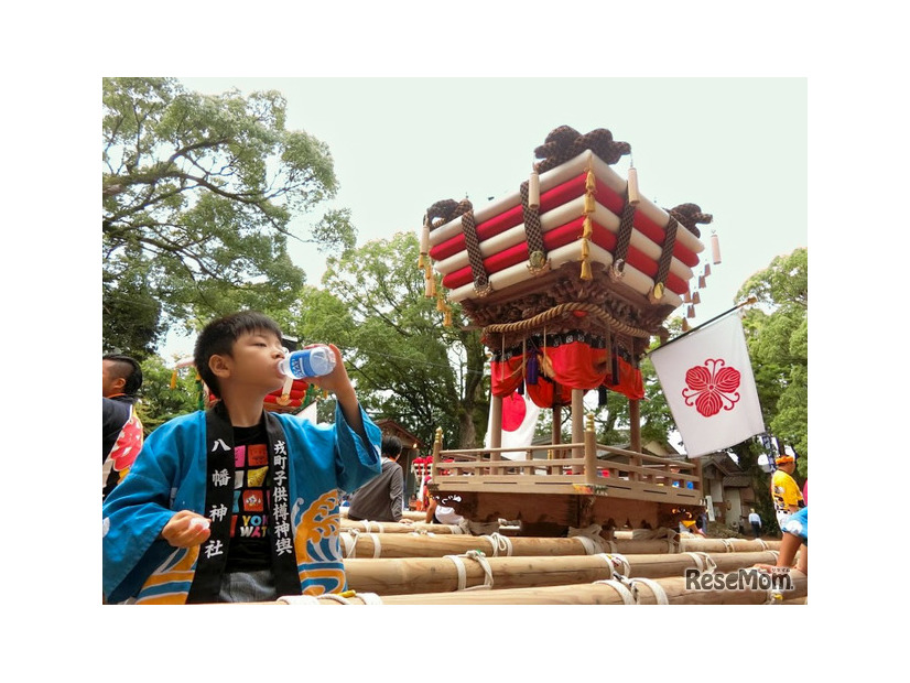 地域の秋祭りに参加