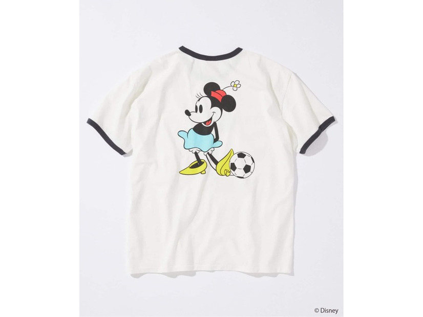 MICKEY MOUSE / ミッキー マウス 別注 サッカー プリント Tシャツ ©Disney