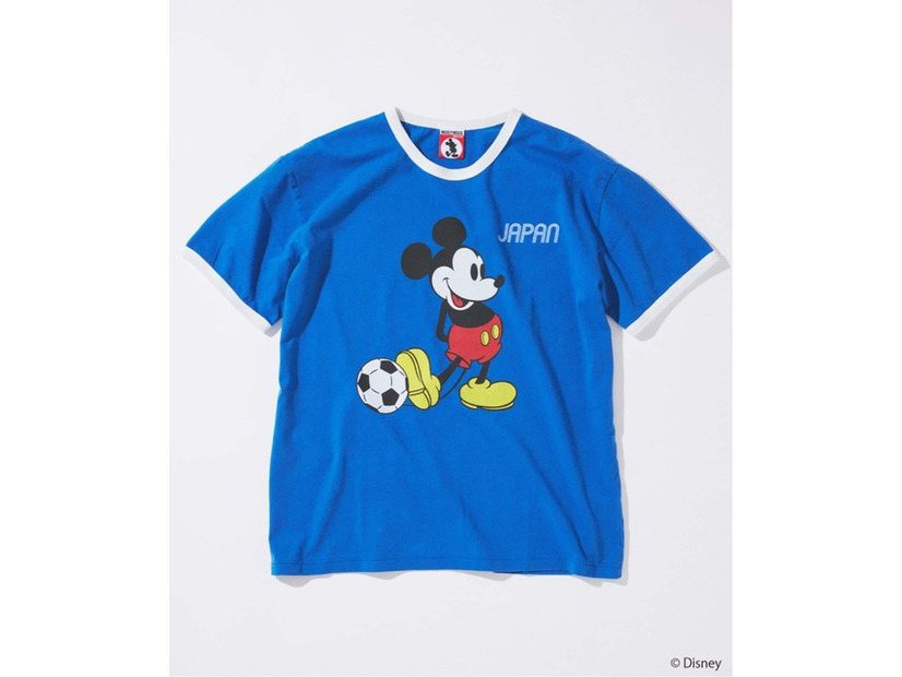 MICKEY MOUSE / ミッキー マウス 別注 サッカー プリント Tシャツ ©Disney