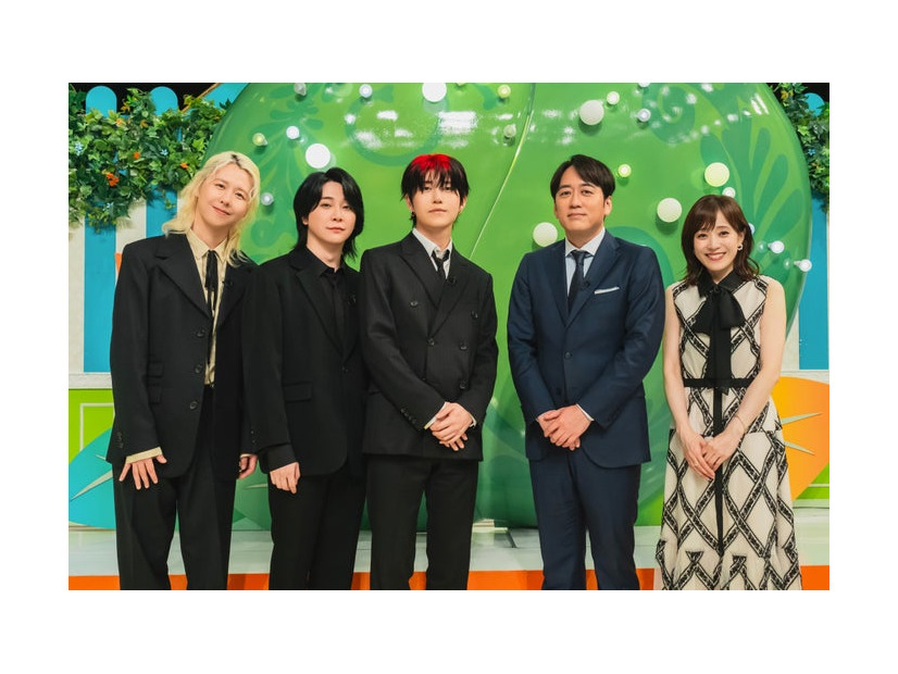 Mrs. GREEN APPLE、安住紳一郎、江藤愛（C）TBS