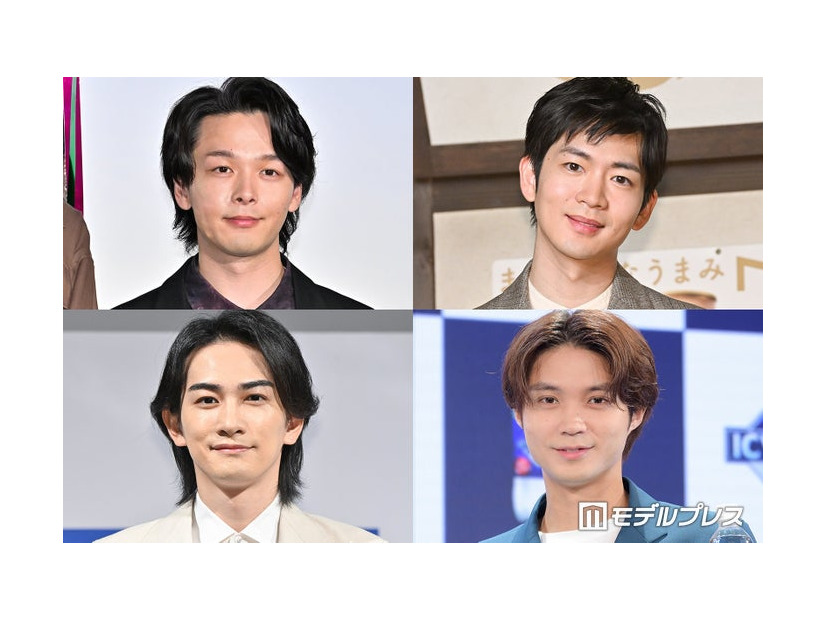 （上段左から時計回り）中村倫也、松下洸平、磯村勇斗、町田啓太（C）モデルプレス