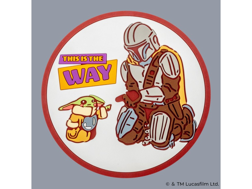 ラバーコースター（マンダロリアン＆グローグー）(C) & TM Lucasfilm Ltd.