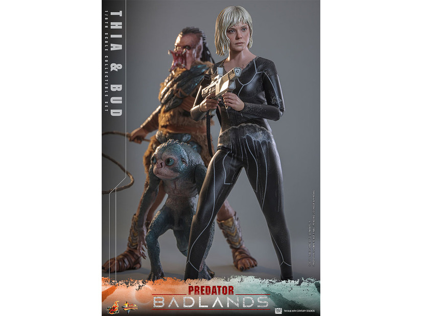 『プレデター：バッドランド』ティア＆バド 1/6スケールフィギュアが登場　レインポンチョが付属