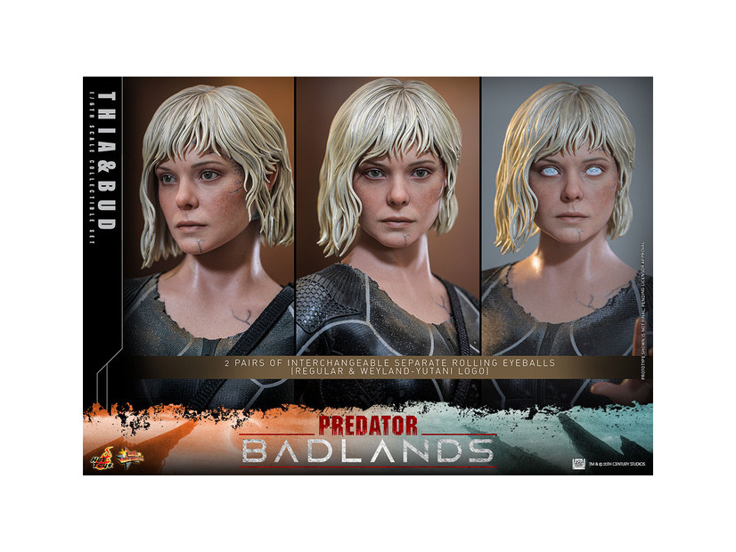 【ムービー・マスターピース】『プレデター：バッドランド』1/6スケールフィギュア　ティア＆バド & © 20th Century Studios