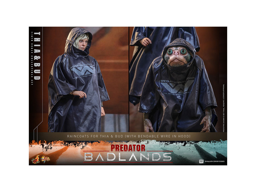 【ムービー・マスターピース】『プレデター：バッドランド』1/6スケールフィギュア　ティア＆バド & © 20th Century Studios