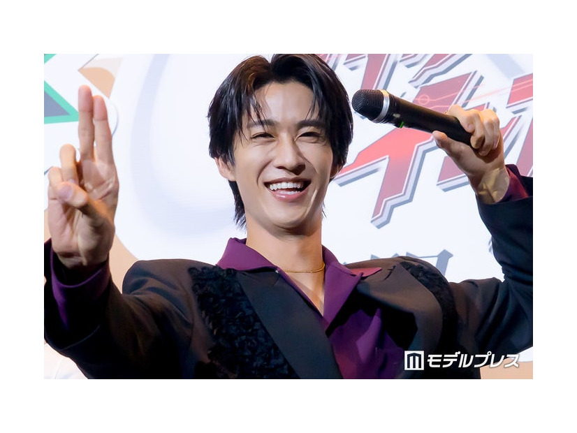 「仮面ライダーゼッツ さよならのミッション」映画「超宇宙刑事ギャバン インフィニティ 太陽が泣いた日」公開前夜祭舞台挨拶に出席した曽野舜太（C）モデルプレス