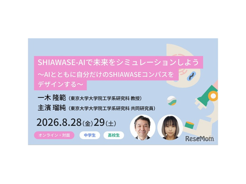 SHIAWASE-AIで未来をシミュレーションしよう ～AIとともに自分だけのSHIAWASEコンパスをデザインする～