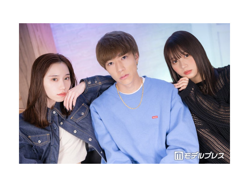 （左から）みゆ、ぎし、流那（C）モデルプレス