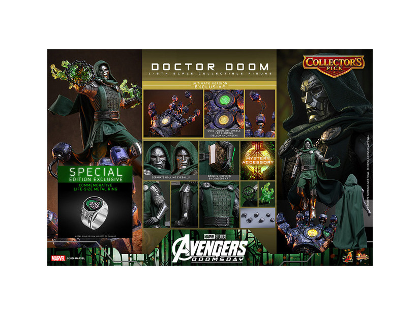 【ムービー・マスターピース】 『アベンジャーズ／ドゥームズデイ』1/6スケールフィギュア　ドクター・ドゥーム
