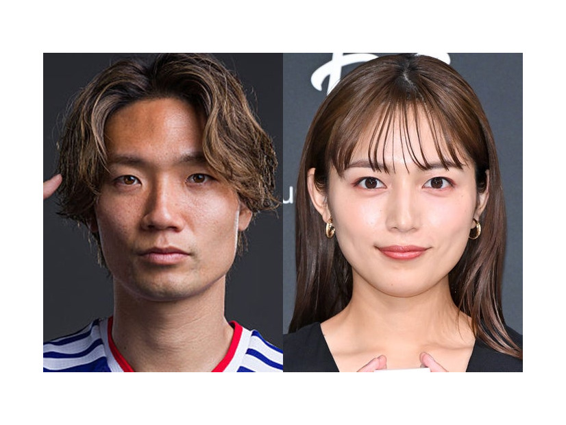 板倉滉／Photo by Getty Images、川口春奈（C）モデルプレス