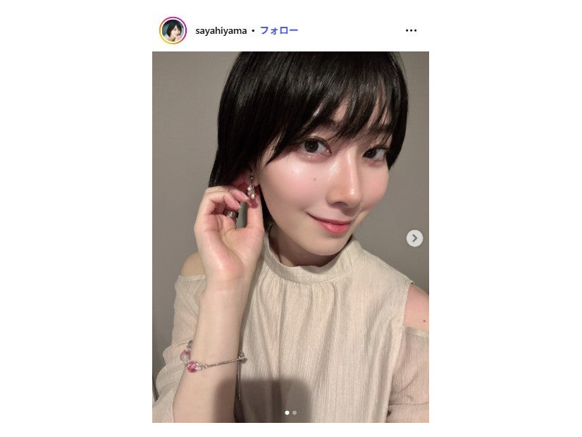 檜山沙耶Instagramより