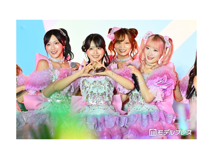 野口衣織、佐々木舞香、大場花菜、齋藤樹愛羅／＝LOVE（C）モデルプレス