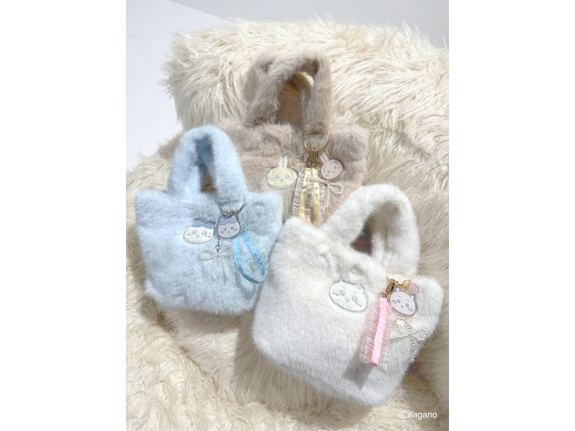 【ちいかわ/dazzlin　specialcollection】モコモコフリルバッグ