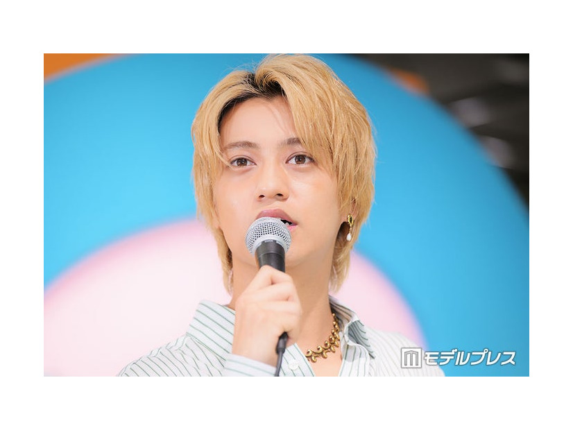 「ETRO per Kaito Takahashi」カプセルコレクションのメディア取材会に出席した高橋海人（C）モデルプレス