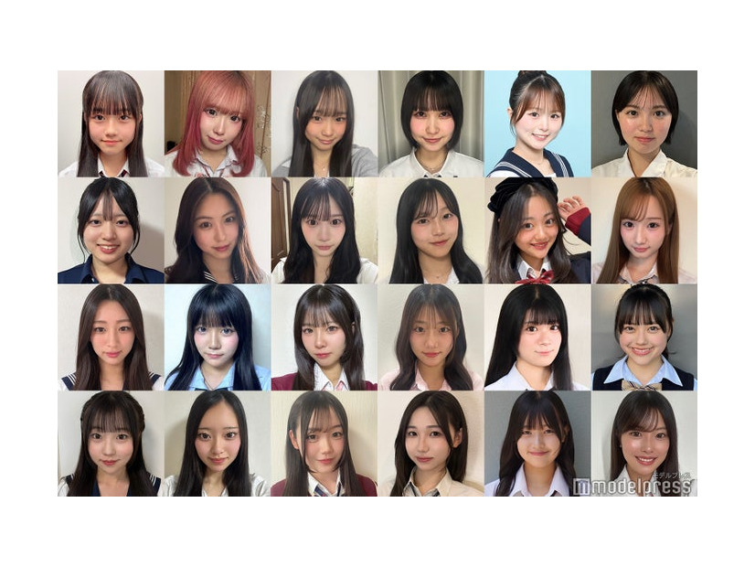 「女子高生ミスコン2026」6エリアの中間速報上位4名たち