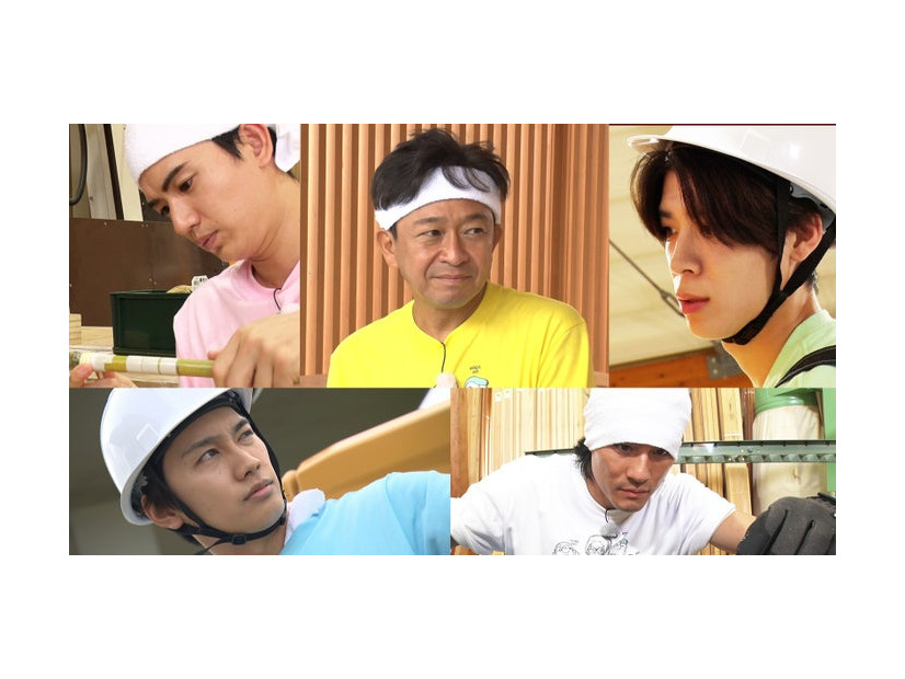 （上段左から）高地優吾、城島茂、松島聡（下段左から）藤原丈一郎、森本慎太郎（C）日本テレビ