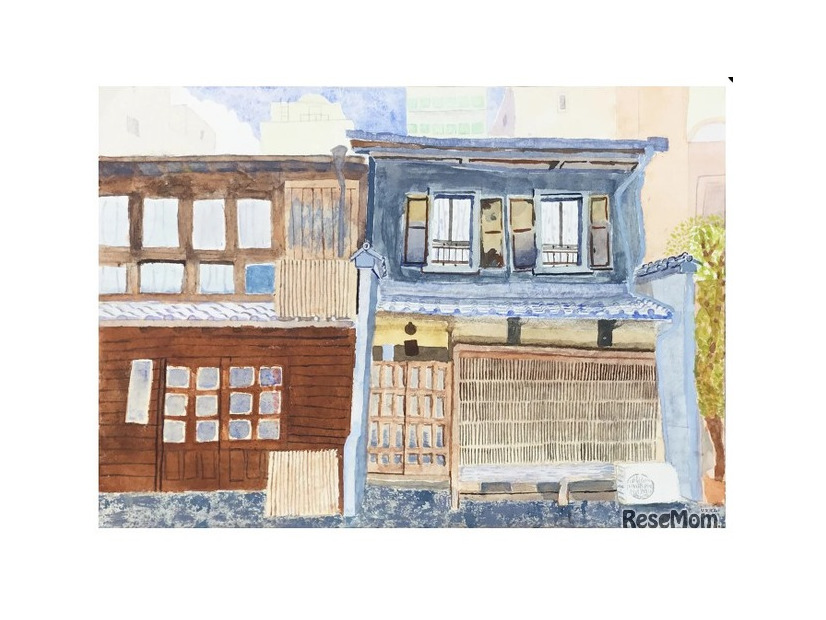 第14回小学生部門最優秀賞「ひいおばあちゃんの百年町家とその町なみ～原ばくから80年の時をこえて～」