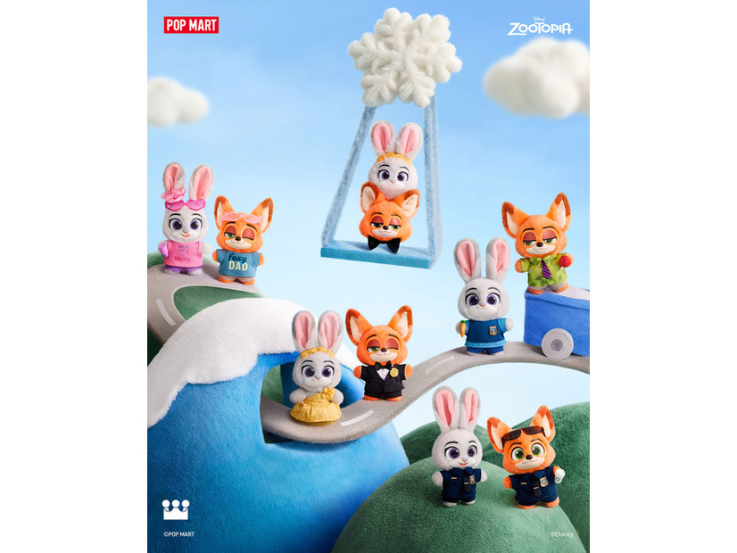「Zootopia Ace Duo シリーズ ぬいぐるみキーホルダー」