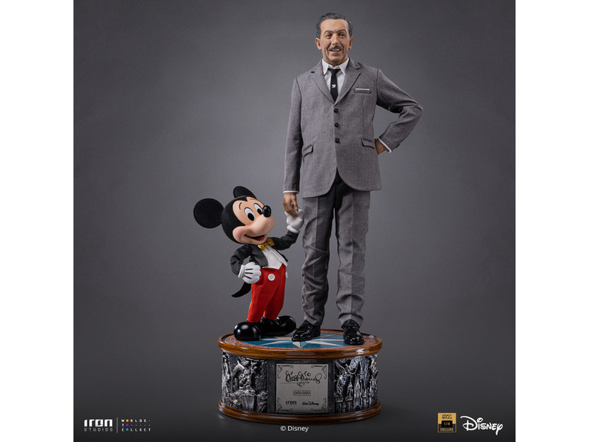 「デラックス・レガシーレプリカ・シリーズ」1/4スケール　ウォルト・ディズニー＆ミッキーマウス／260,000円 (税込)