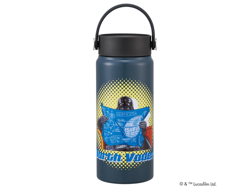 ソフトハンドル付ステンレスマグボトル480mL STAR WARS／ユニークアート(ダース・ベイダー)／2,750円（税込）
