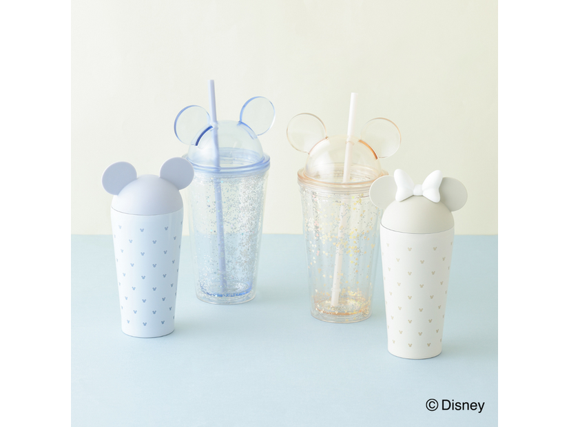 プラスチックタンブラー 各 1,800円、ステンレスタンブラー 各3,200円／© Disney