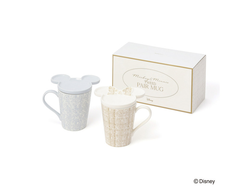 ディズニー ペアマグ ツイード3,500 円／© Disney